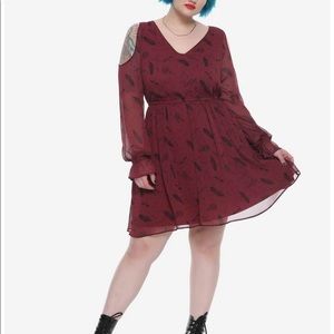 Harry Potter Cold Shoulder Dress w/ POCKETS!